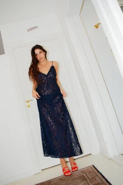 Baum und Pferdgarten Alvine Dress from | Evening Blue Clearance