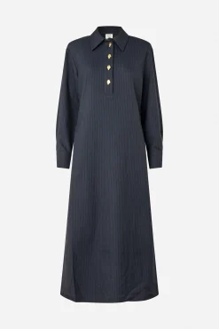 Baum und Pferdgarten ANNELLA DRESS | Blackish Pinstripe Hot