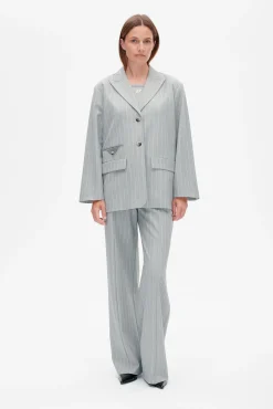 Baum und Pferdgarten Babs blazer from | Grey Wallstreet Pinstripe Sale