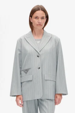 Baum und Pferdgarten Babs blazer from | Grey Wallstreet Pinstripe Sale