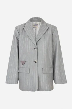 Baum und Pferdgarten Babs blazer from | Grey Wallstreet Pinstripe Sale