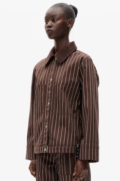 Baum und Pferdgarten Belinda Jacket from | Creme Brown Pinstripe Sale