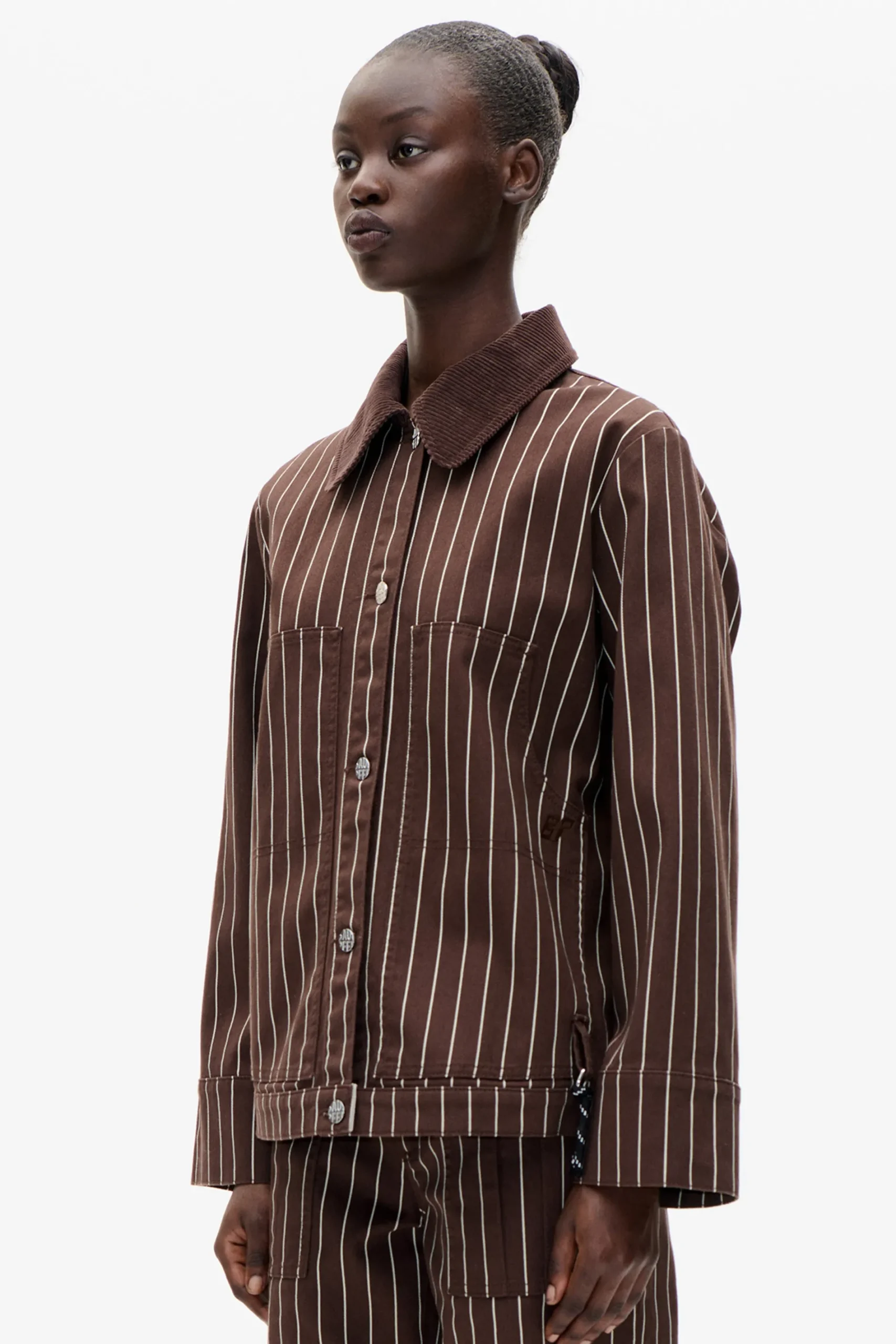 Baum und Pferdgarten Belinda Jacket from | Creme Brown Pinstripe Sale