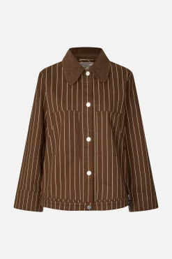 Baum und Pferdgarten Belinda Jacket from | Creme Brown Pinstripe Sale