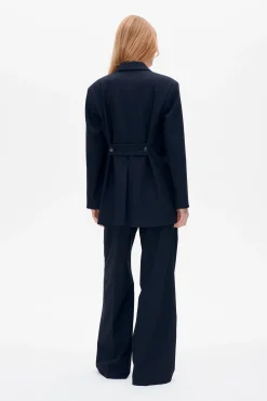 Baum und Pferdgarten BLEONA JACKET | Blackish Pinstripe Online