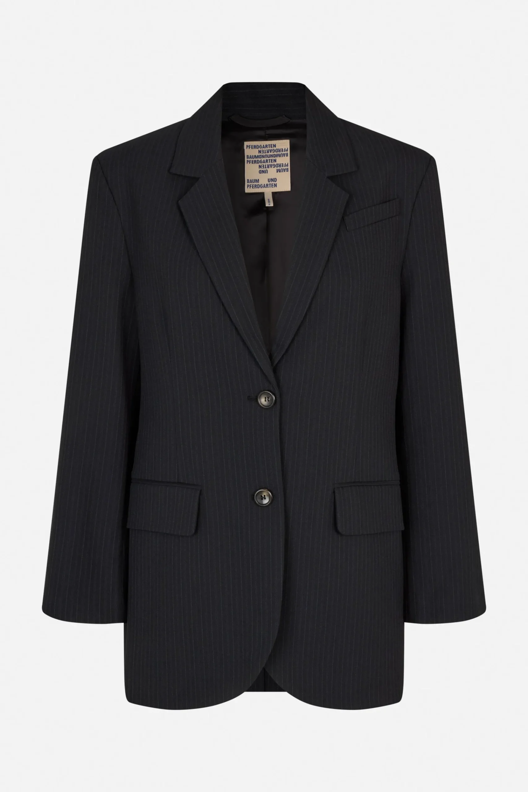 Baum und Pferdgarten BLEONA JACKET | Blackish Pinstripe Online