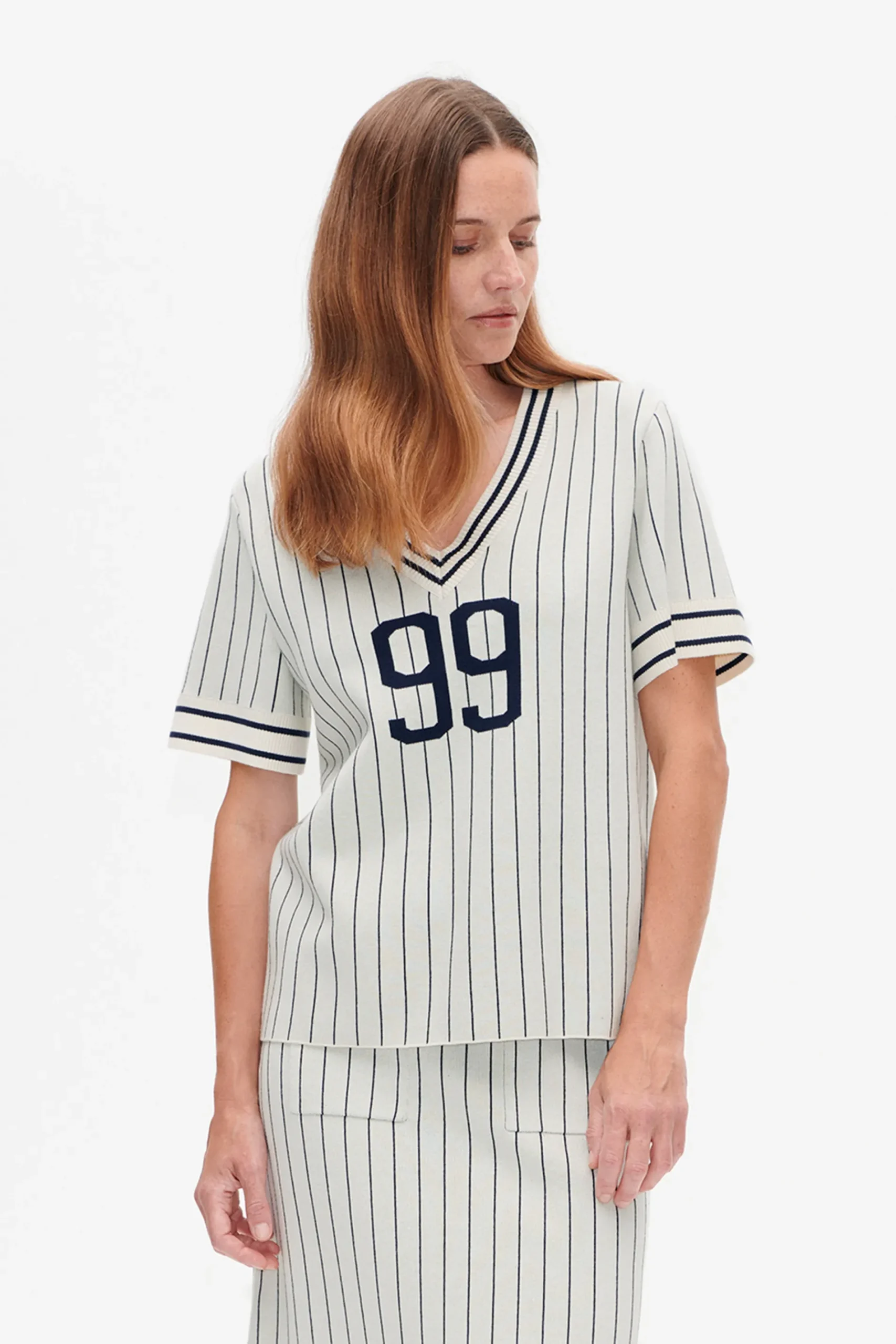 Baum und Pferdgarten Cannie jersey from | Creme Navy Stripe Discount