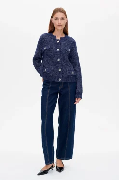 Baum und Pferdgarten CAT CARDIGAN | Baritone Blue melange Best