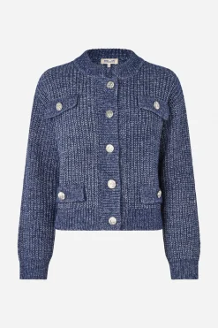Baum und Pferdgarten CAT CARDIGAN | Baritone Blue melange Best