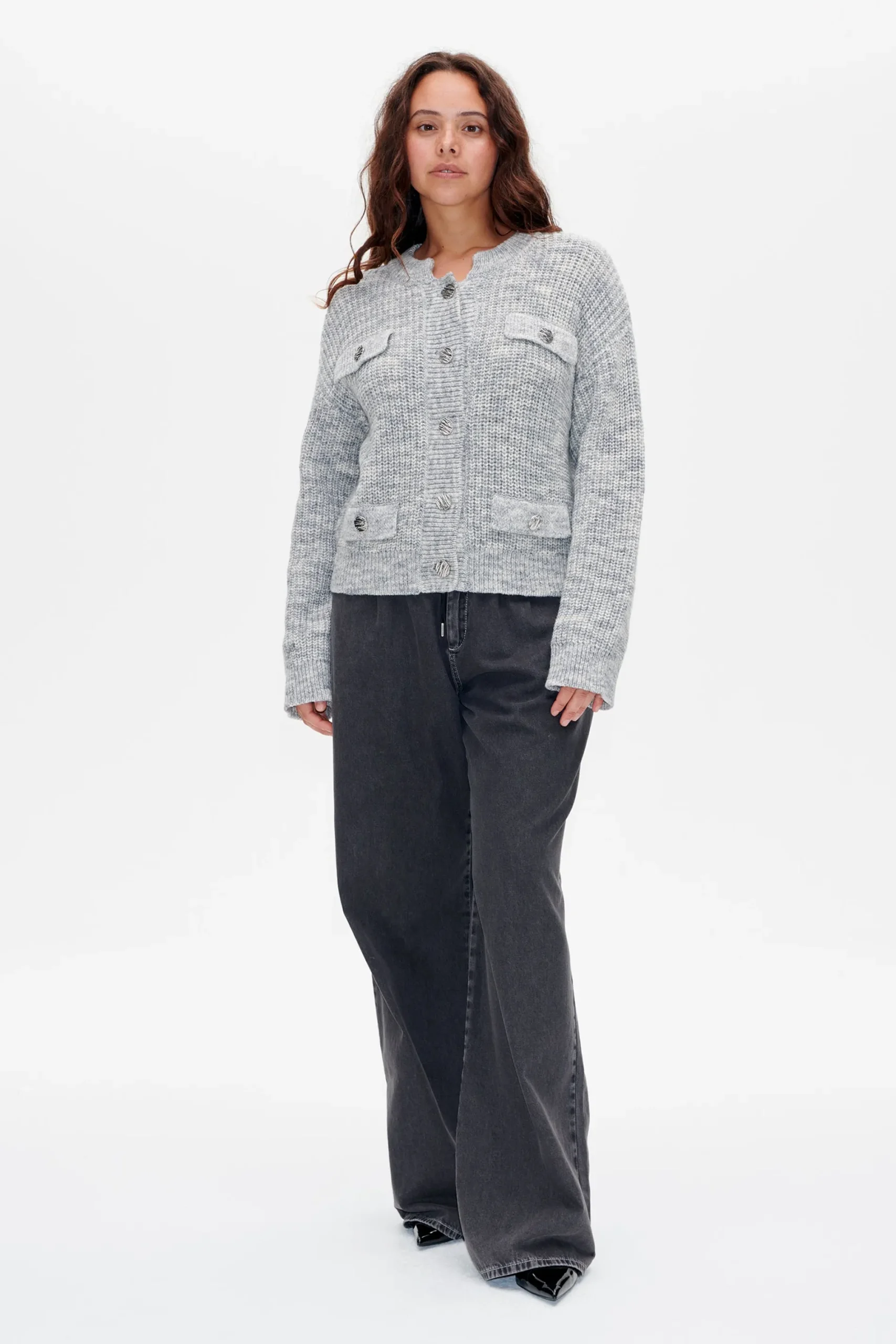 Baum und Pferdgarten CAT CARDIGAN | Silvergrey Melange Hot