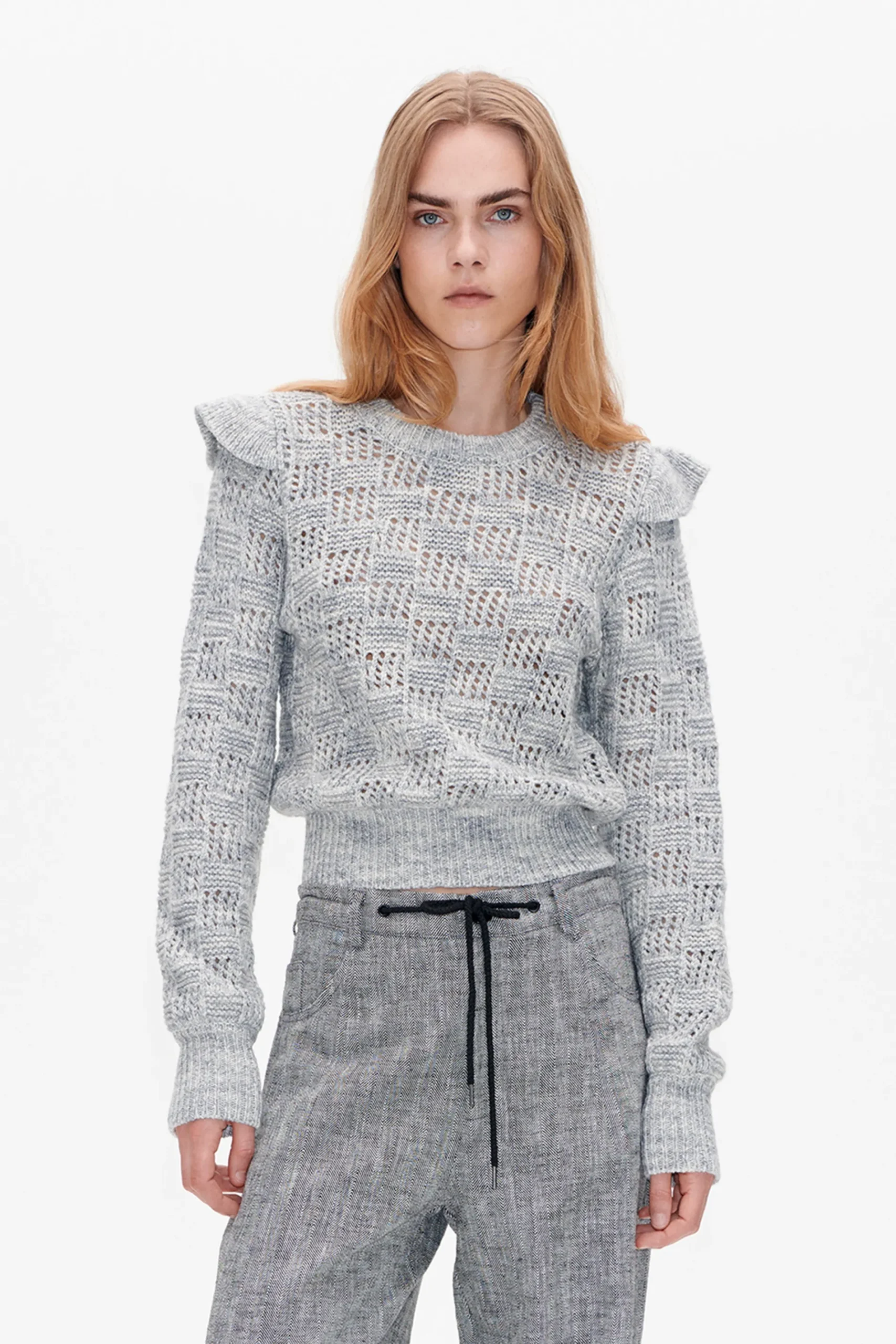 Baum und Pferdgarten CILLA SWEATER | Silvergrey Melange Hot