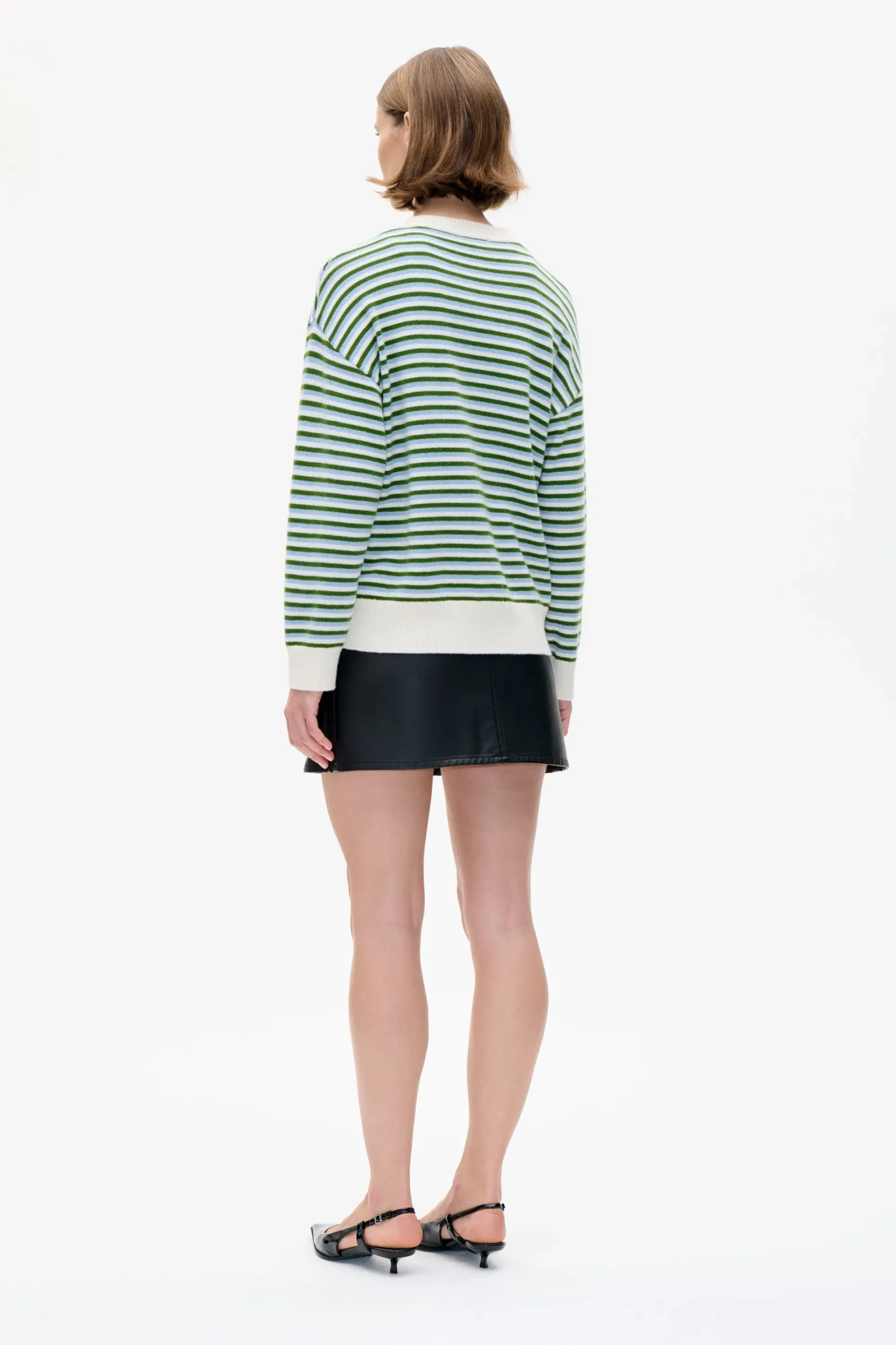 Baum und Pferdgarten Cindie Cardigan from | Subdued Blue Stripe Fashion