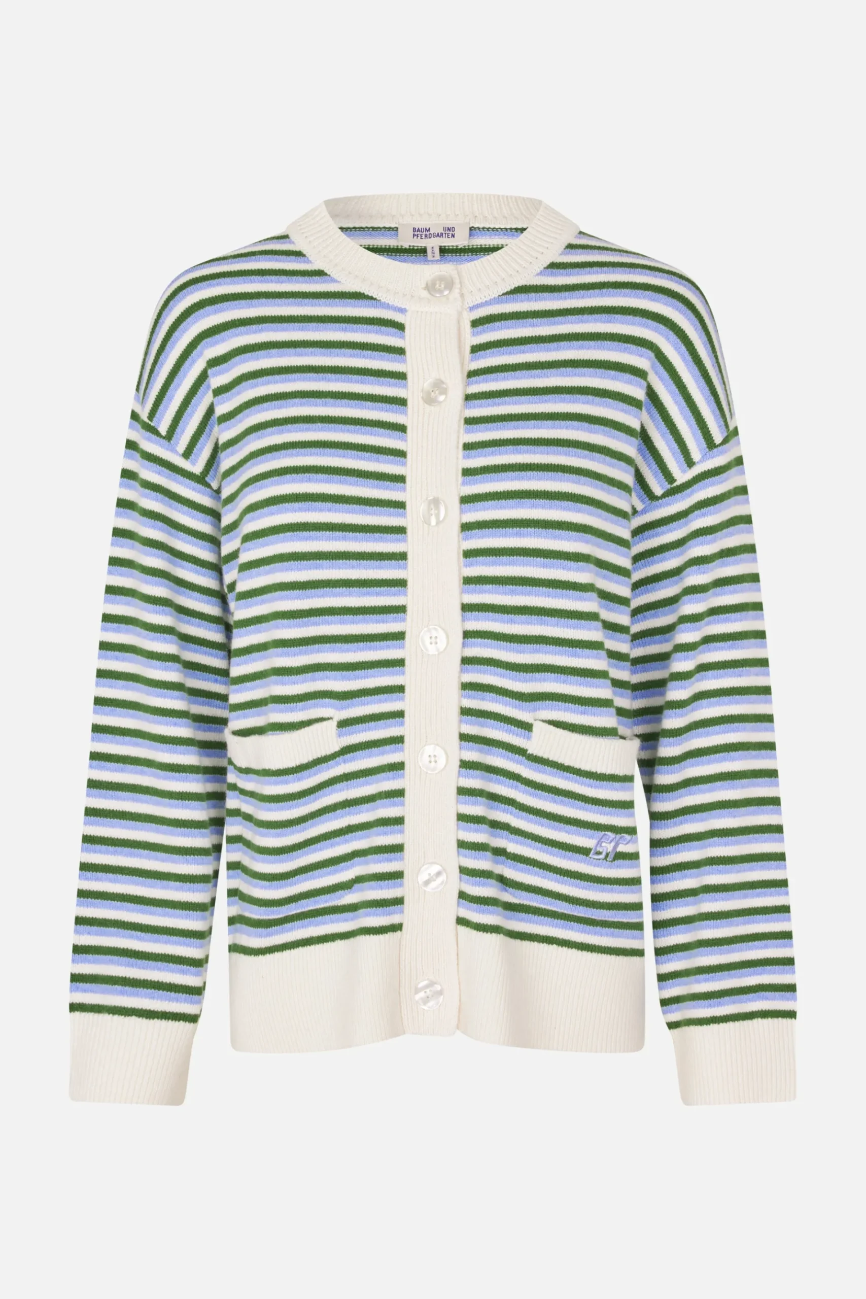 Baum und Pferdgarten Cindie Cardigan from | Subdued Blue Stripe Fashion