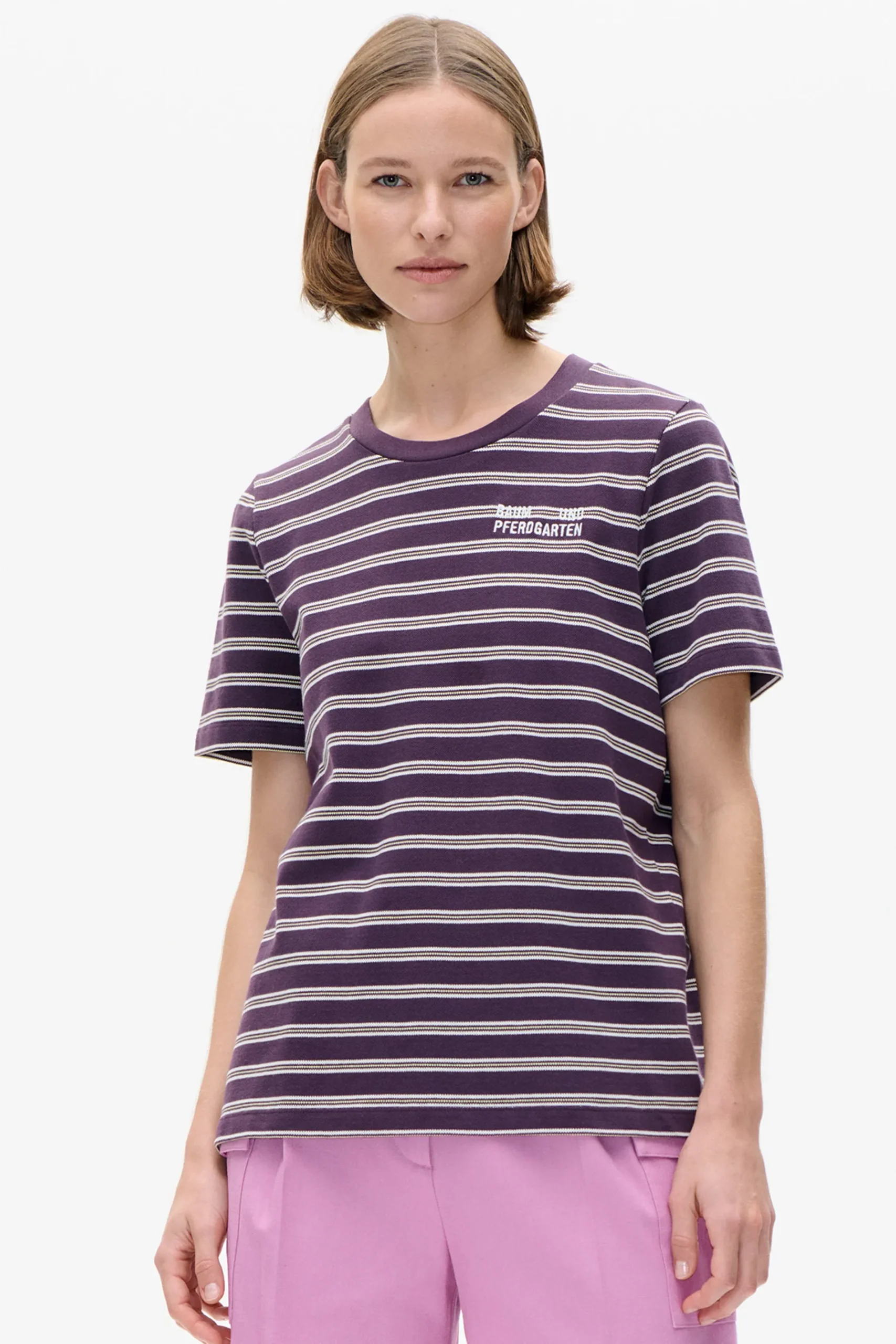 Baum und Pferdgarten Jawo T-shirt from | Plum Polo Stripe Clearance