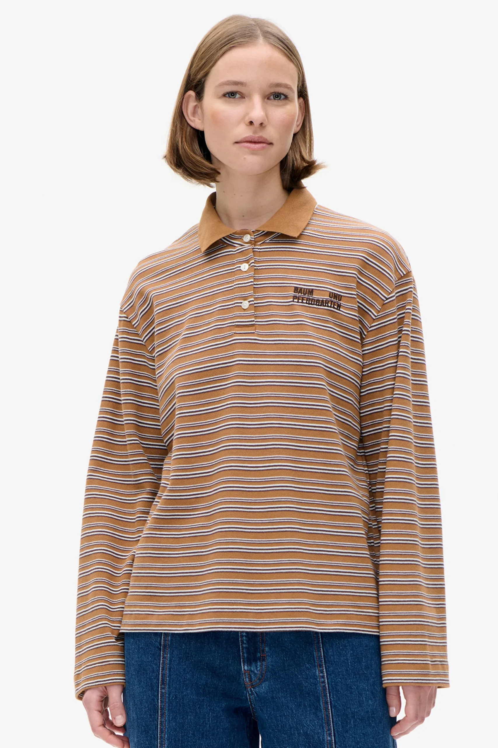 Baum und Pferdgarten Jeanne Top from | Nuthatch Polo Stripe Online