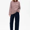 Baum und Pferdgarten JEANNI TOP | Bordeaux Polo Stripe Discount