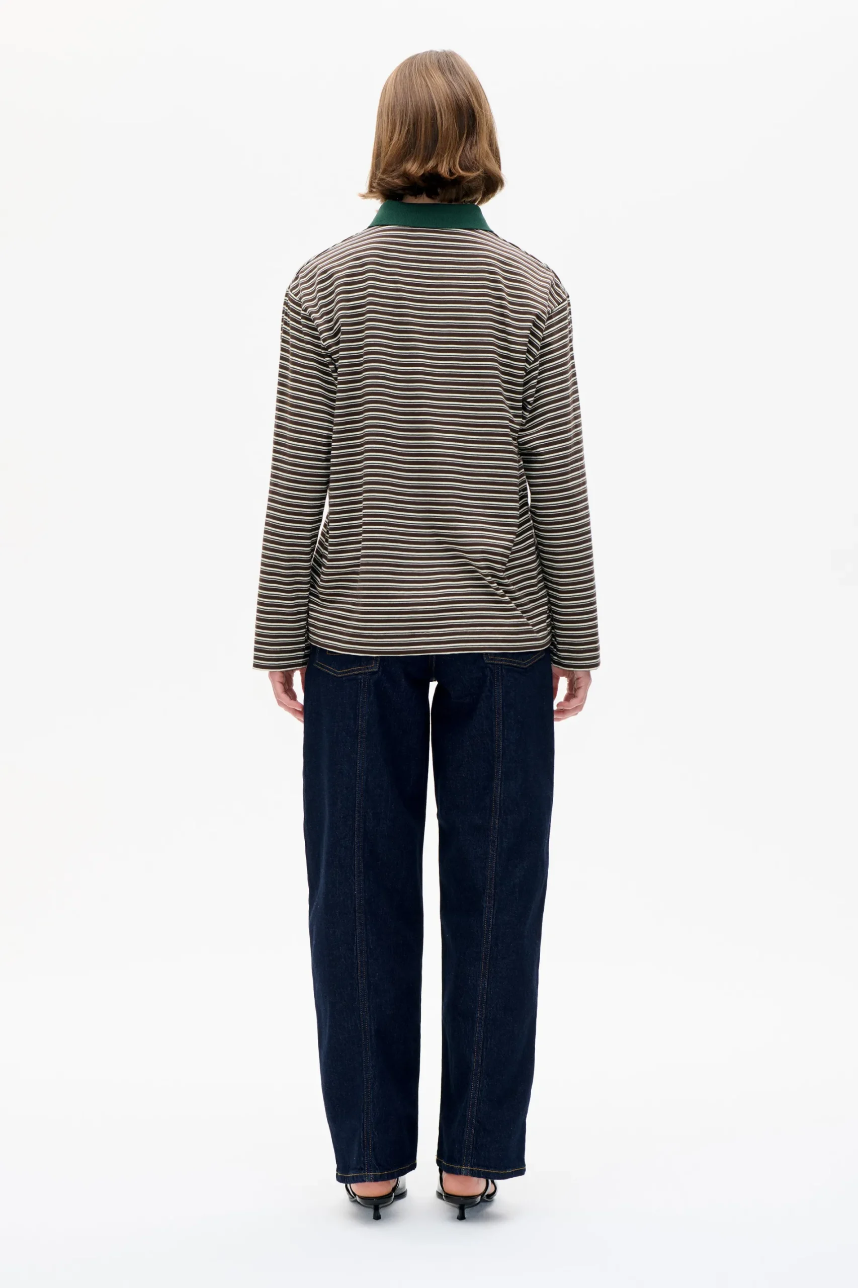 Baum und Pferdgarten JEANNI TOP | Brown Polo Stripe Discount