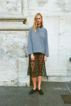 Baum und Pferdgarten JEANNI TOP | Java Polo Stripe Fashion