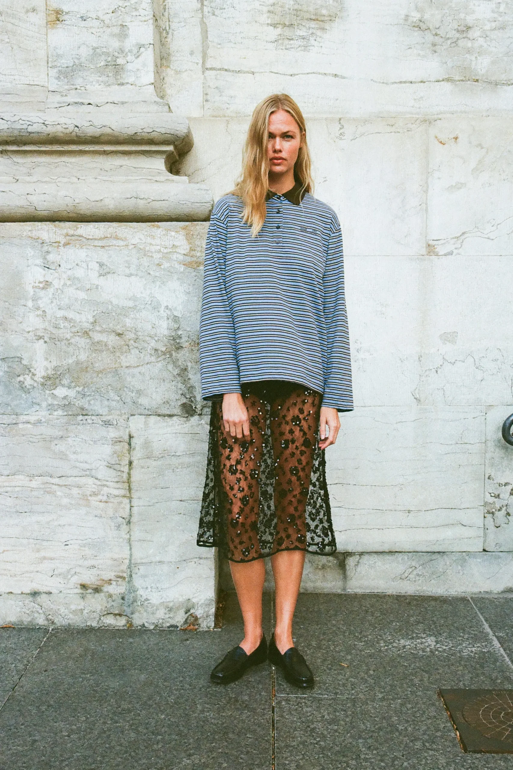 Baum und Pferdgarten JEANNI TOP | Java Polo Stripe Fashion