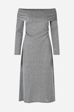 Baum und Pferdgarten JOA DRESS | Silver Lurex Pinstripe Hot