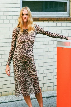 Baum und Pferdgarten JOLANDA DRESS | Brown Baum Leopard Clearance