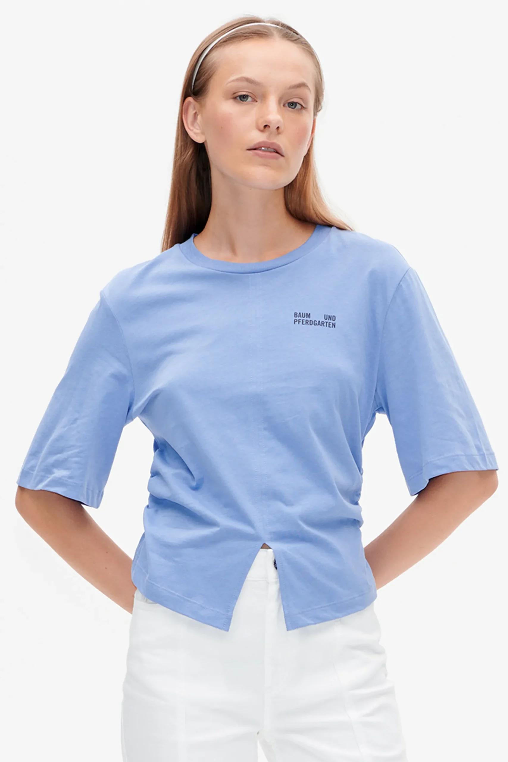 Baum und Pferdgarten Juma top from | Wedgewood Blue Clearance