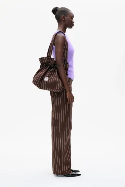 Baum und Pferdgarten Keona Bag from | Creme Brown Pinstripe Discount