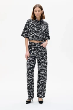 Baum und Pferdgarten MAJSA SHIRT | Black Whisper Zebra Clearance