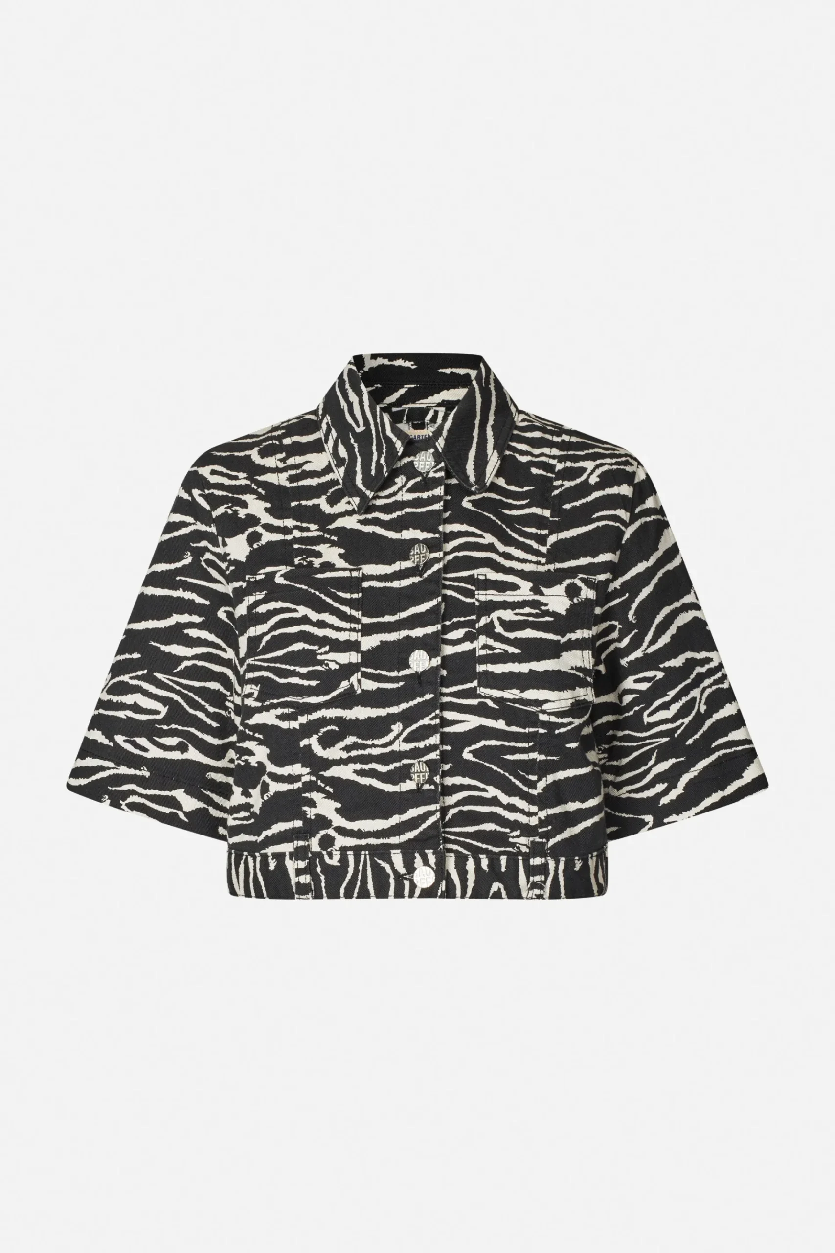 Baum und Pferdgarten MAJSA SHIRT | Black Whisper Zebra Clearance