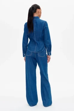 Baum und Pferdgarten MARIA SHIRT | Light Worn Denim New