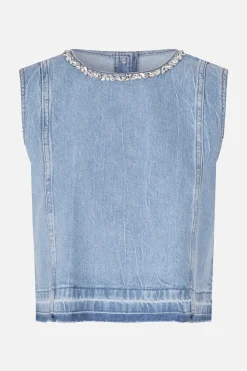 Baum und Pferdgarten Medine Top from | Light Denim Online