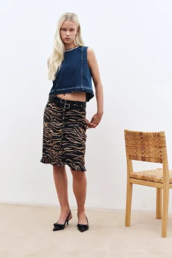 Baum und Pferdgarten Medine Top from | Dark Blue Denim Outlet