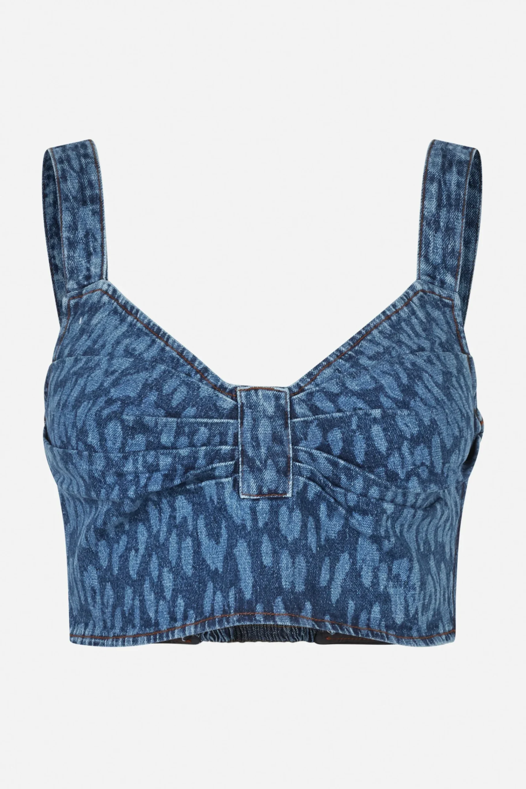 Baum und Pferdgarten Mekira top from | Leopard Vintage Blue New