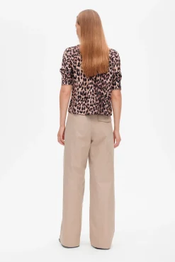Baum und Pferdgarten Melaya shirt from | Brown Baum Leopard Discount