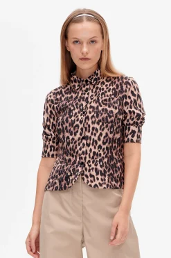 Baum und Pferdgarten Melaya shirt from | Brown Baum Leopard Discount