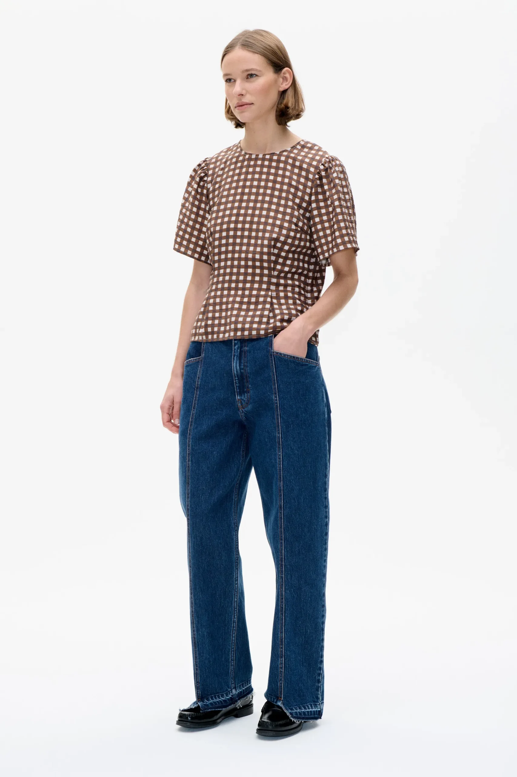 Baum und Pferdgarten Mera Blouse from | Hot Fudge Check Best