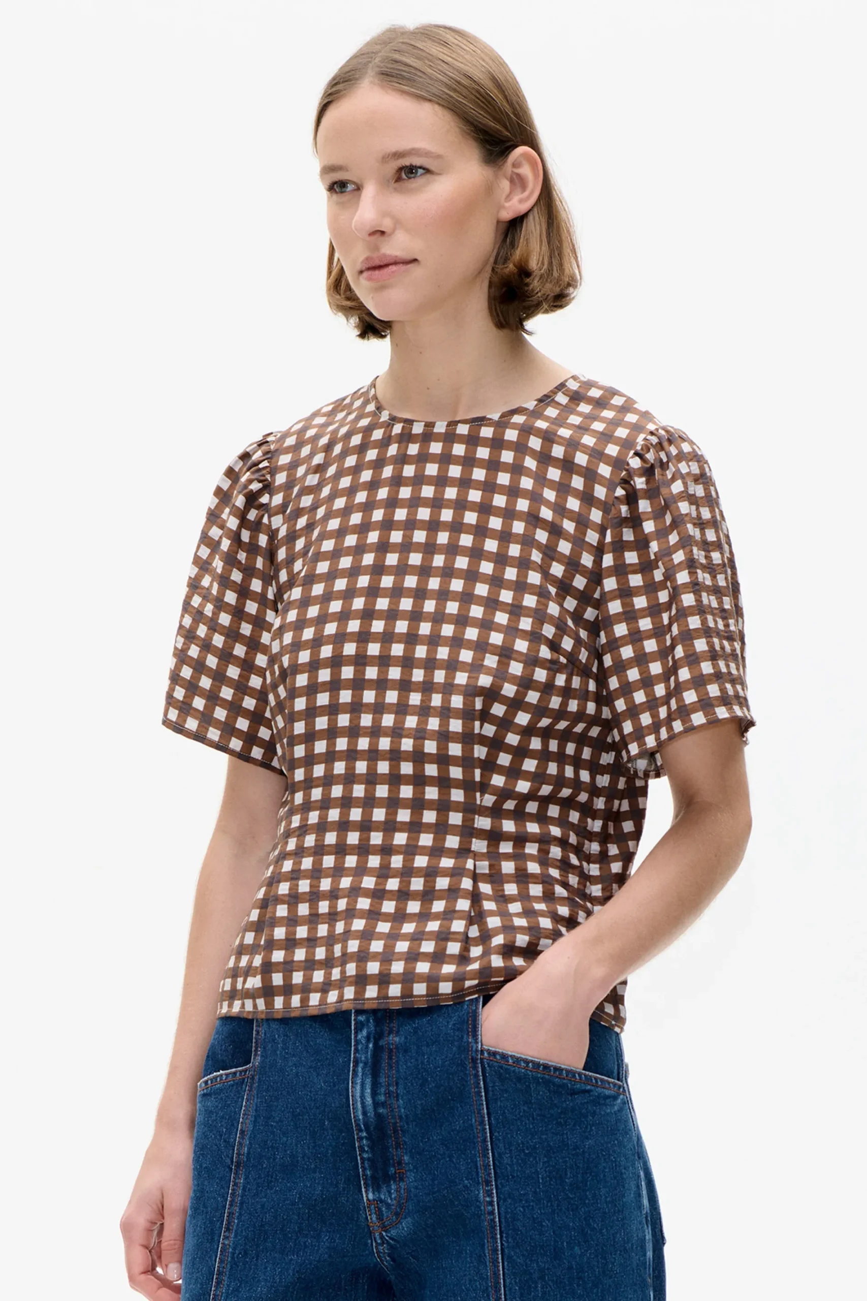 Baum und Pferdgarten Mera Blouse from | Hot Fudge Check Best