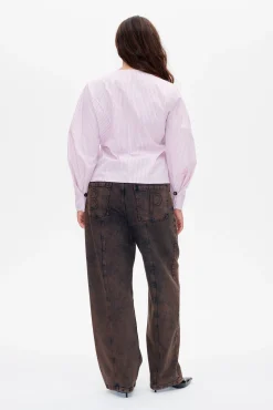 Baum und Pferdgarten MILLEA SHIRT | Lilac Snow Stripe Best