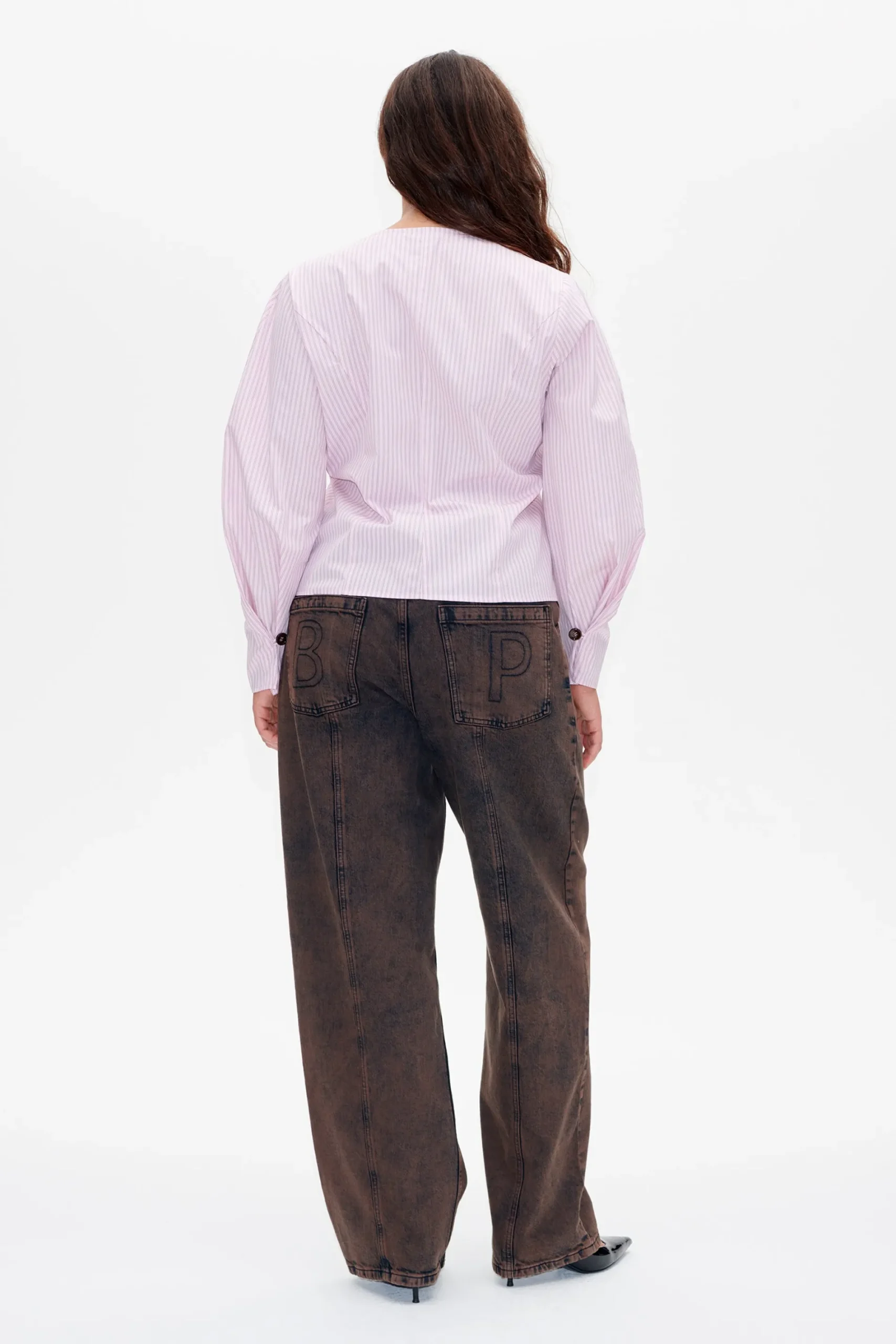 Baum und Pferdgarten MILLEA SHIRT | Lilac Snow Stripe Best