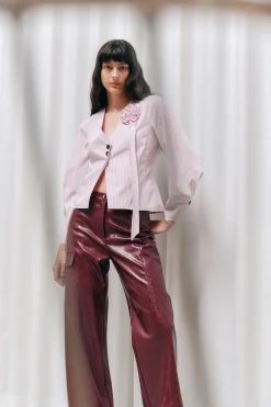 Baum und Pferdgarten MILLEA SHIRT | Lilac Snow Stripe Best