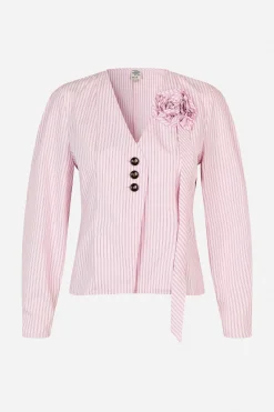 Baum und Pferdgarten MILLEA SHIRT | Lilac Snow Stripe Best