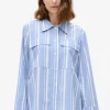 Baum und Pferdgarten Milo Shirt from | Breezy Blue Stripe Fashion