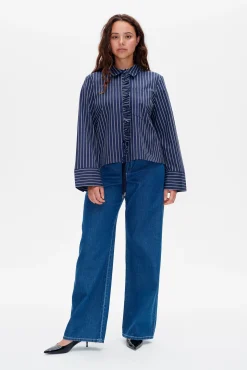 Baum und Pferdgarten MILU SHIRT | Navy Blazer Stripe Sale