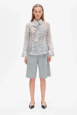 Baum und Pferdgarten Miranda top from | Grey Office Leopard Fashion