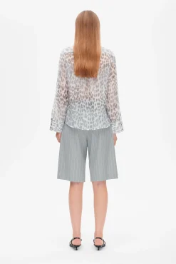 Baum und Pferdgarten Miranda top from | Grey Office Leopard Fashion
