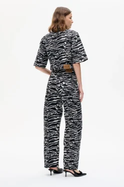 Baum und Pferdgarten NARA PANTS | Black Whisper Zebra Discount