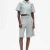 Baum und Pferdgarten Nico shorts from | Grey Wallstreet Pinstripe New