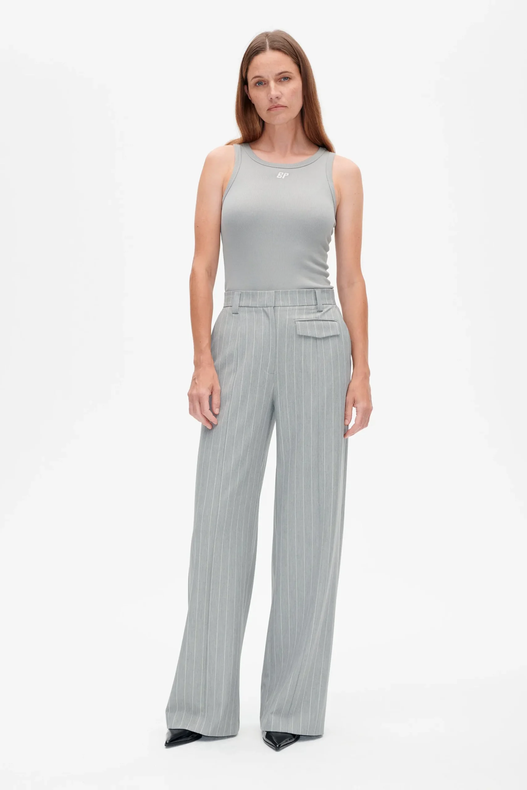 Baum und Pferdgarten Nilo trousers from | Grey Wallstreet Pinstripe Fashion