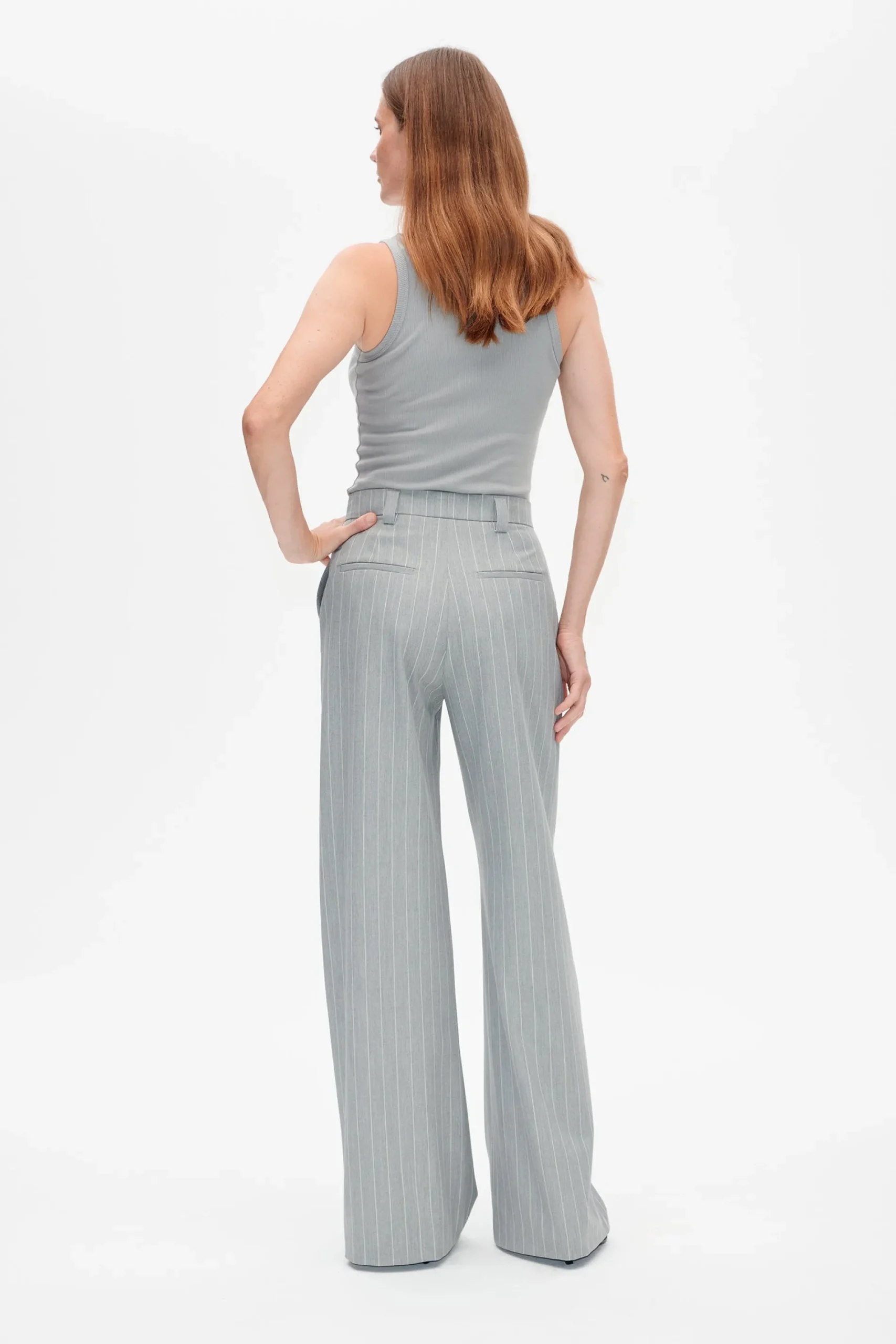 Baum und Pferdgarten Nilo trousers from | Grey Wallstreet Pinstripe Fashion