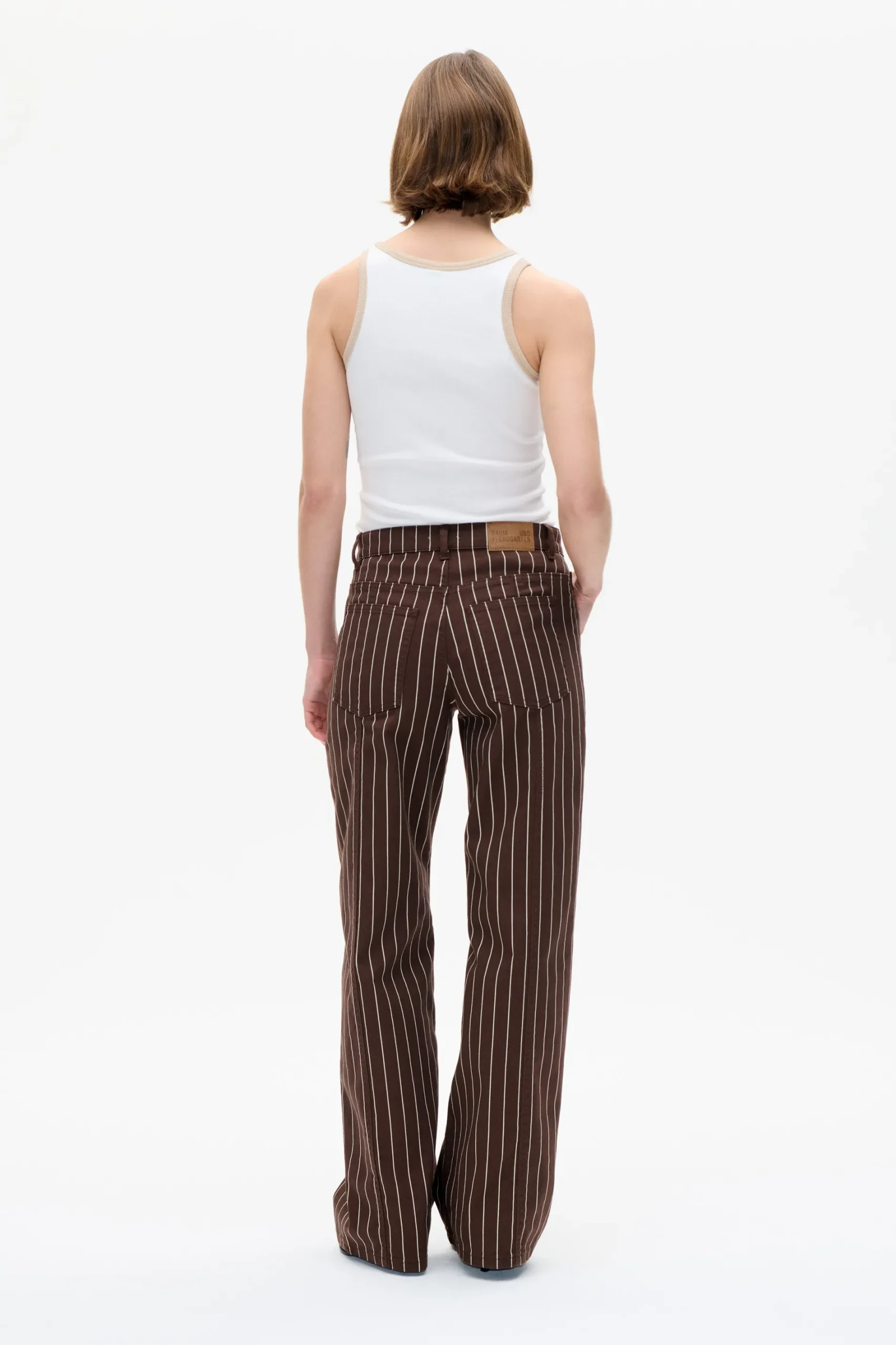 Baum und Pferdgarten Noila Jeans from | Creme Brown Pinstripe Best